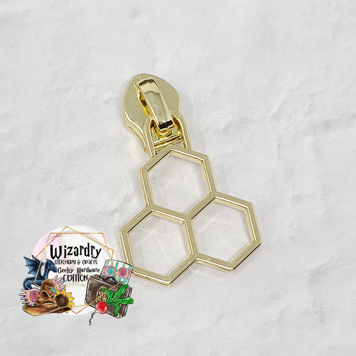Honeycomb #5 Nylon Zipper Pulls